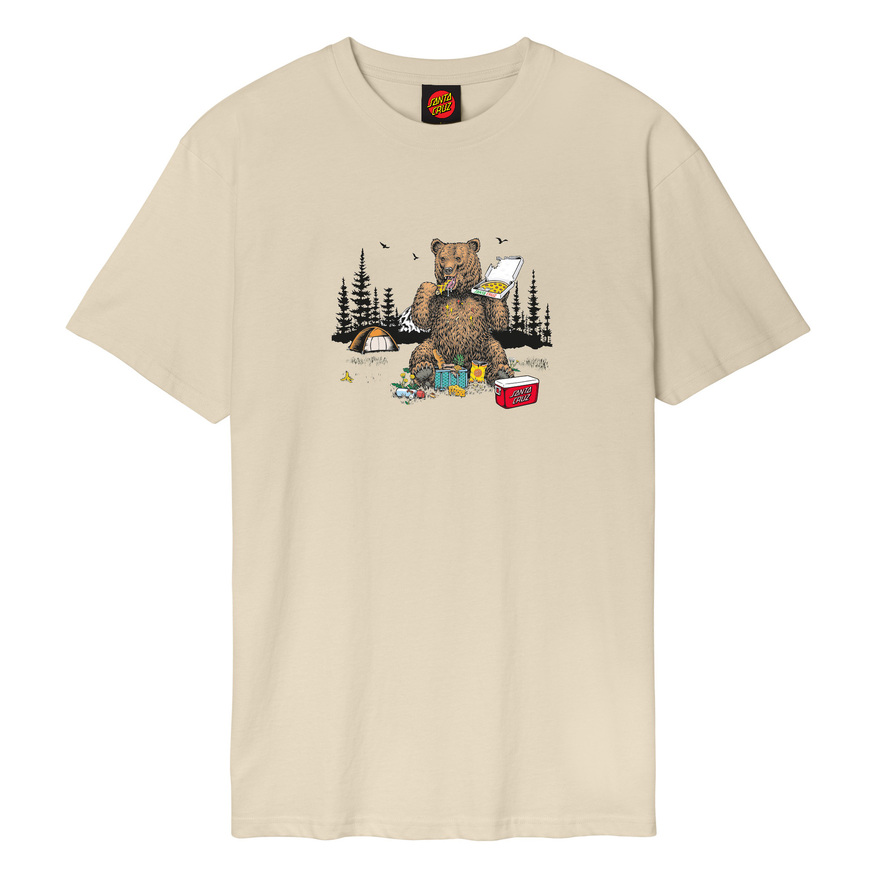 Braun Pizza Bear T-shirt