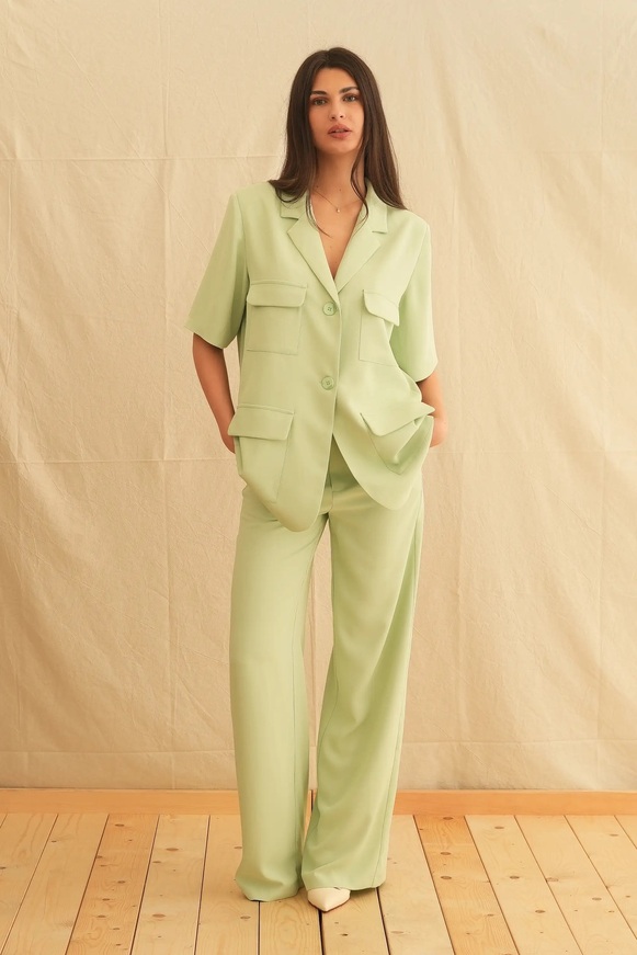 Mint Safari Blazer