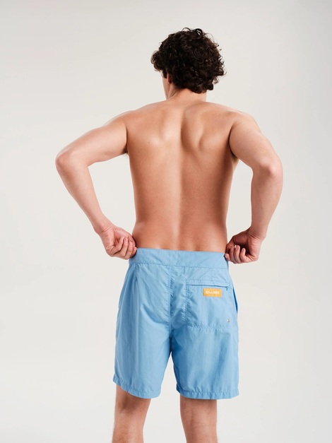Bright Blue- Athletic Men's Swim Shorts 
