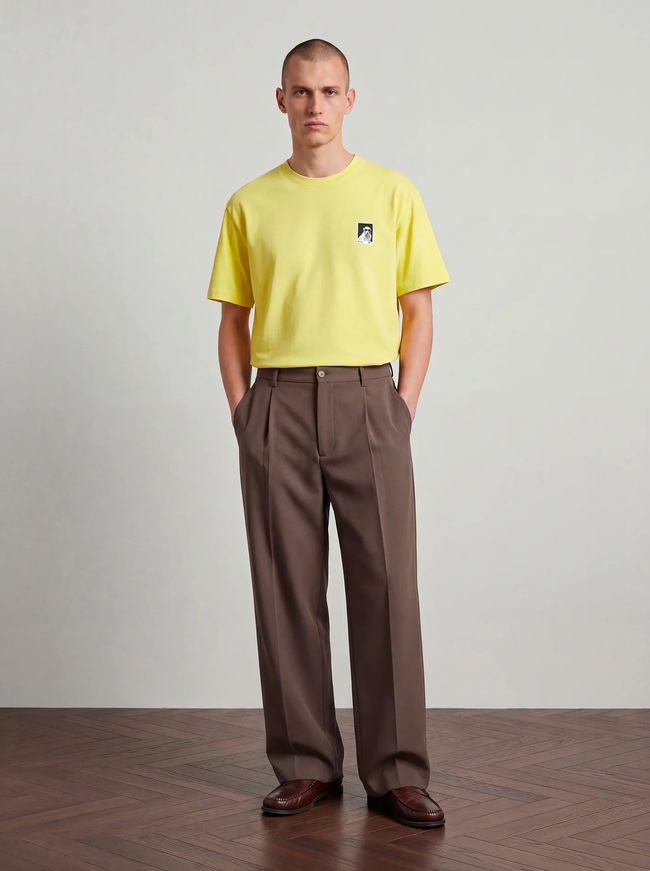 Internet Quotes T-Shirt yellow -Pas de Mer