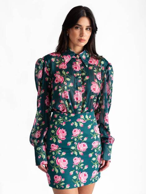Amber queen green vintage shirt