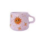 Mug Lilac with Sun-All the luck in the world 