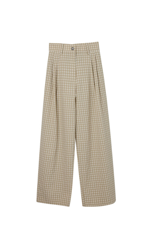 Καρό παντελόνι green check