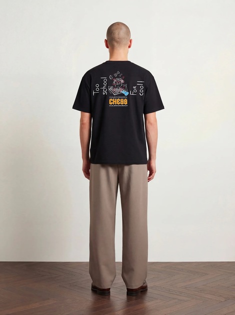 Chess T-Shirt black -Pas de Mer