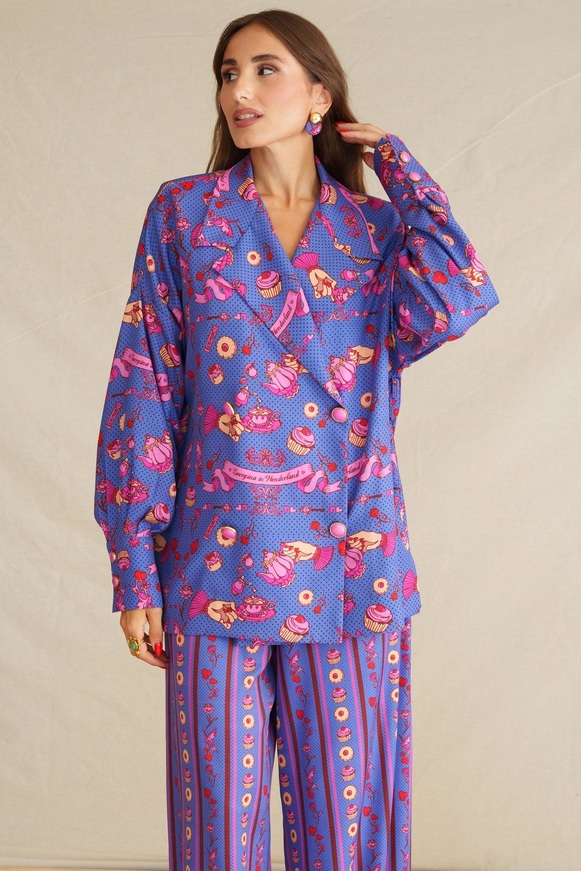 Georgina In Wonderland Blazer Shirt