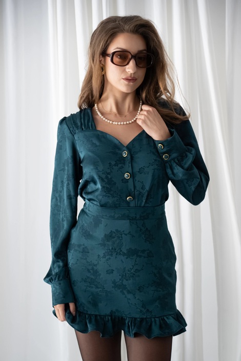 Evergreen Mini Skirt -Georgina Trikogia