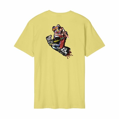 Collage Hand T-Shirt faded khaki -Santa Cruz