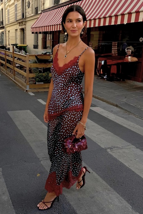 Chocolate Deer Midi Maeva Skirt -Never Fully Dressed