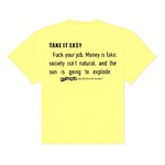 Internet Quotes T-Shirt yellow -Pas de Mer