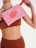 Multi Sunflower Little Waterproof Pouch