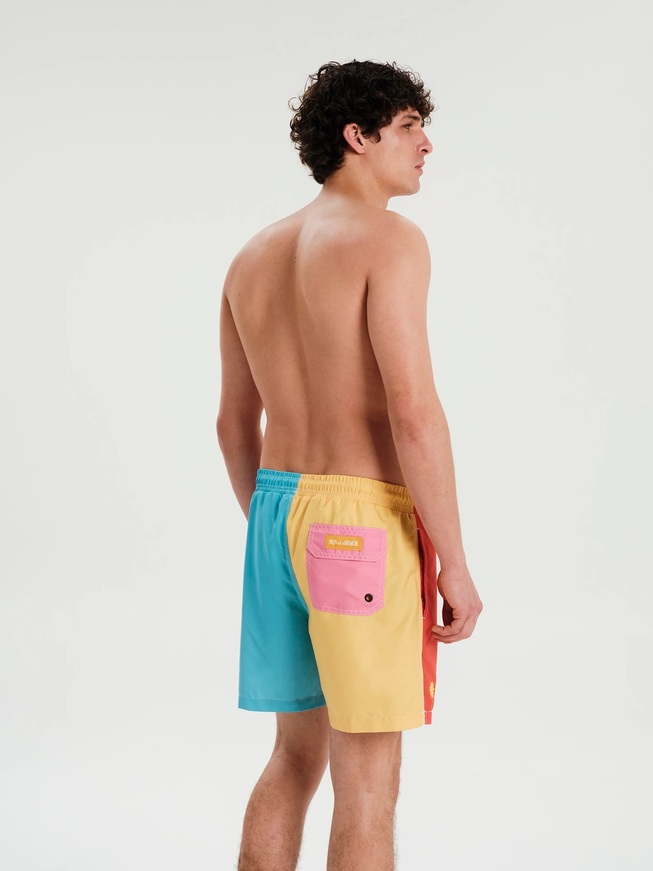 Multi Bubblegum Sun- Quick Dry Men's Swim Shorts