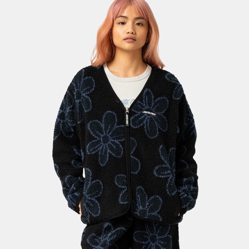 Homebody Jacket black daisy -Santa Cruz